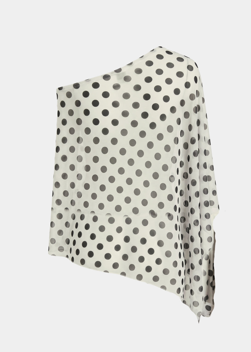 Mila Ponshawl in Polka Dot on Off-White