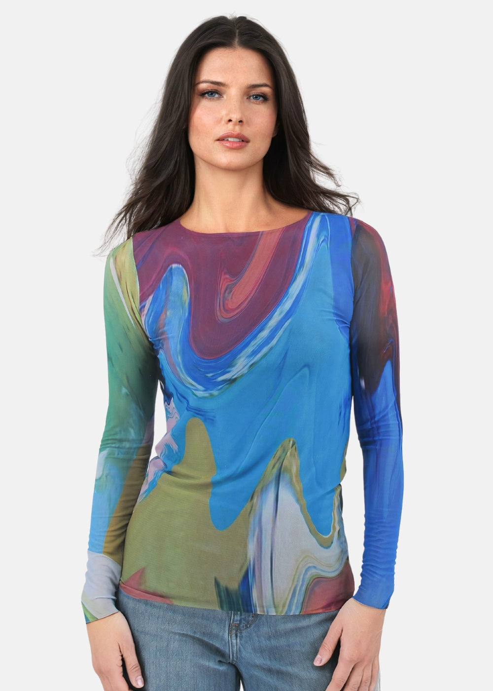 Odette - Florence Double Sheer Top - In Stock