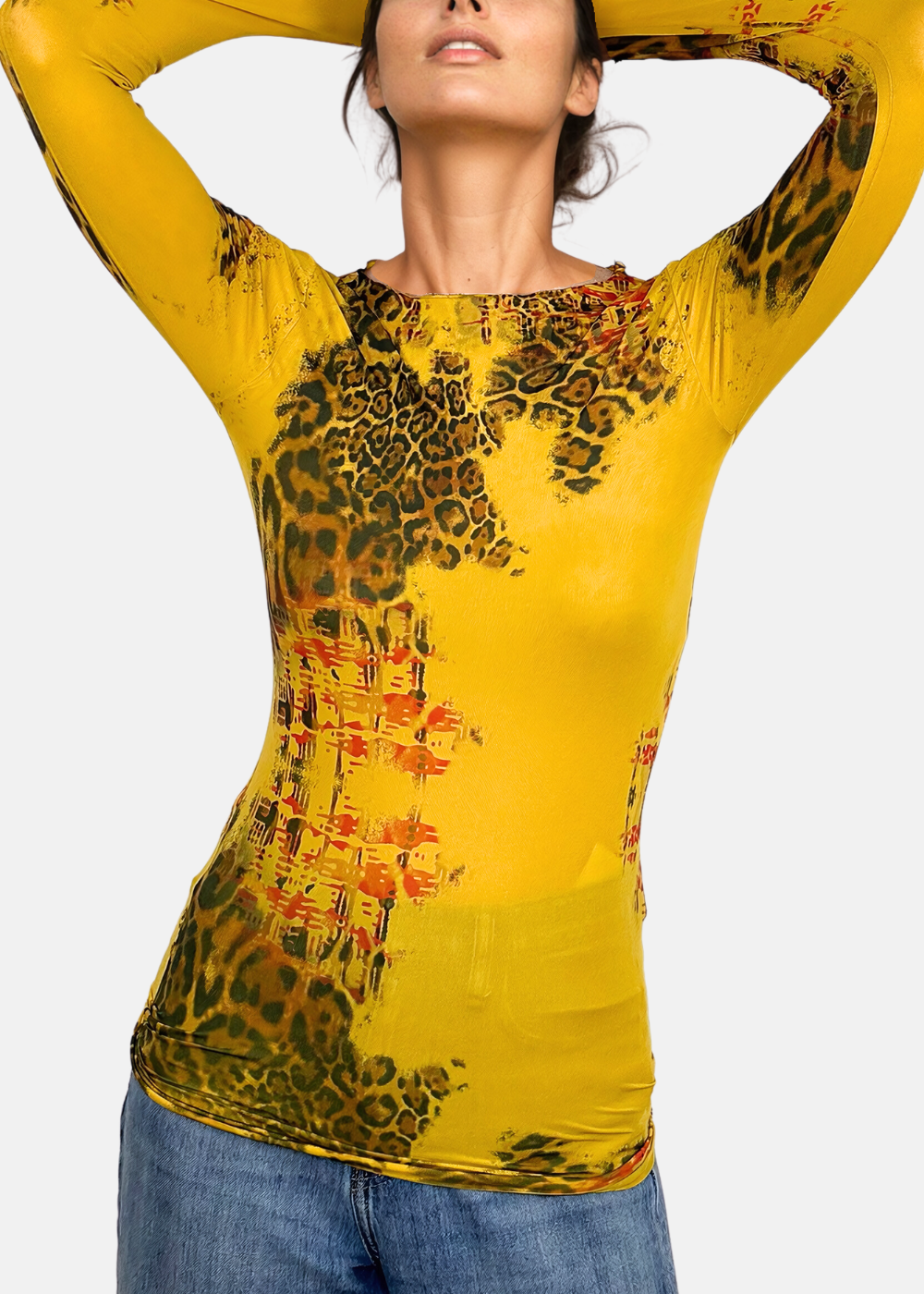 A Bit Animal Second Skin Raw Edge Top - In Stock