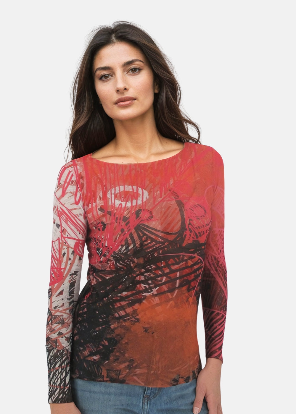 Game Over - NudiTee Sheer Top - In Stock