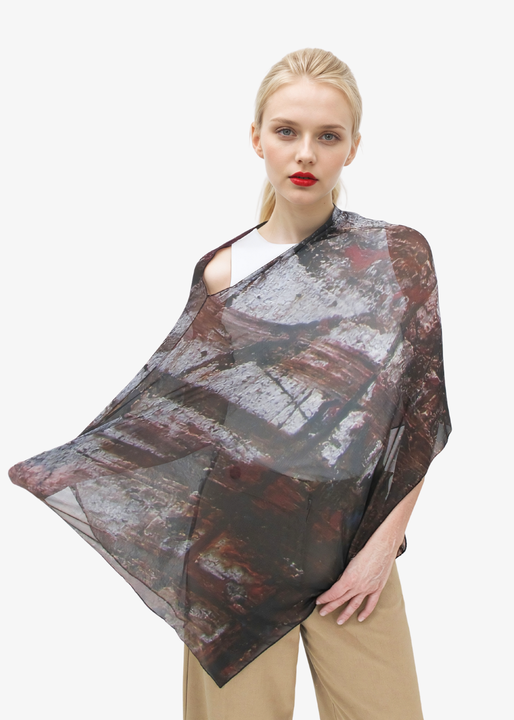 Mila Ponshawl in Plum Alloy - In Stock
