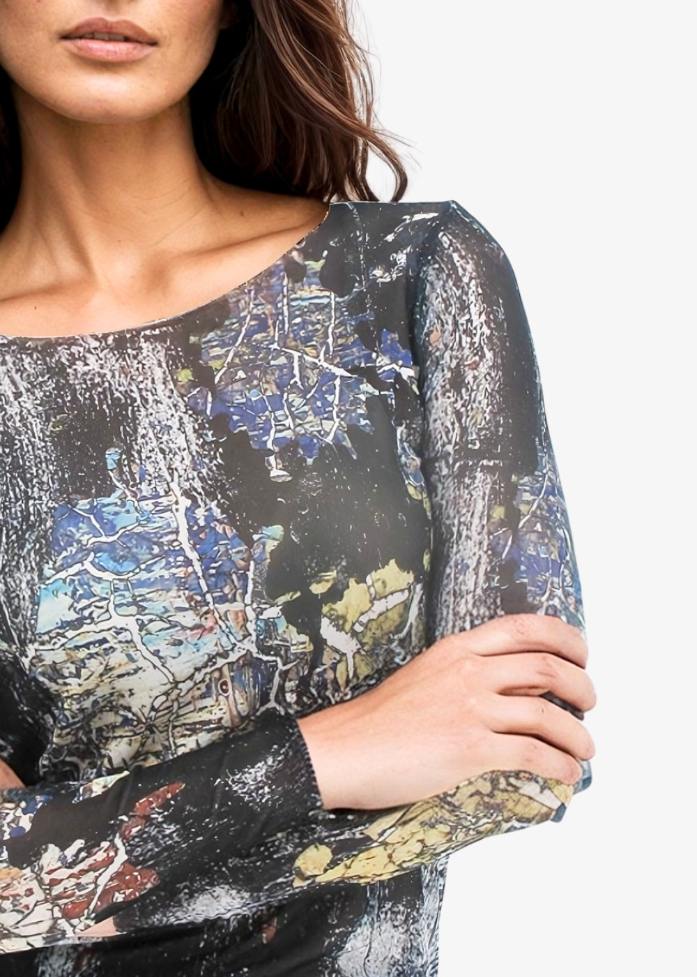 Nebula - NudiTee Sheer Top - In Stock