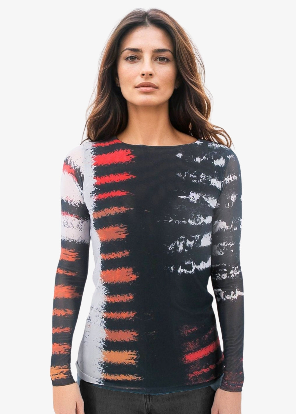 No Escape - Florence Double Sheer Top - In Stock