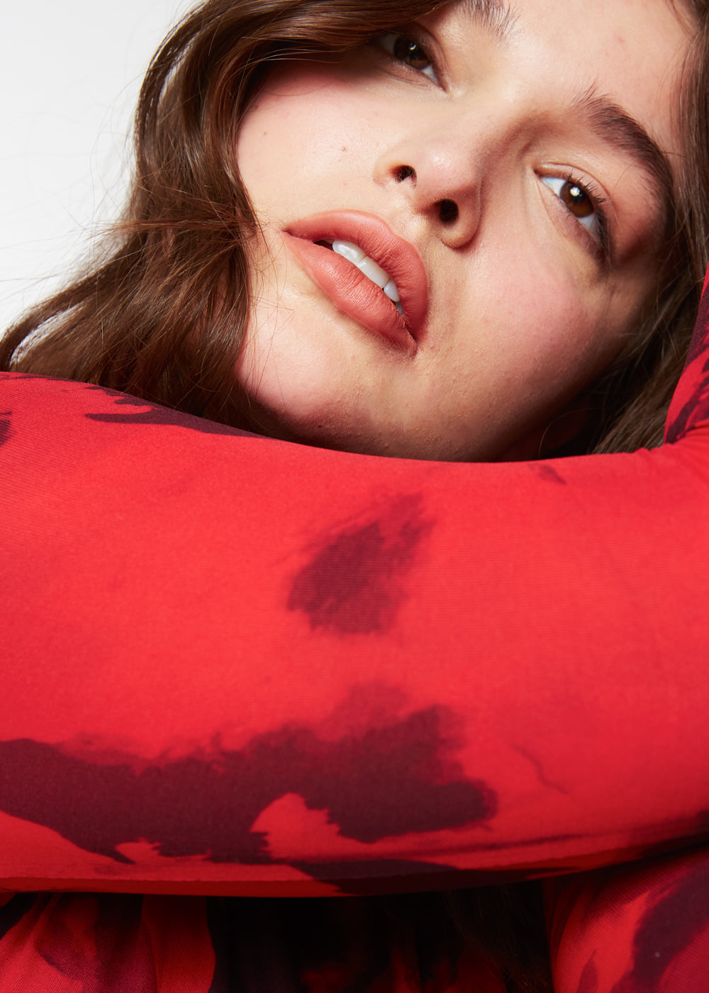 Foliage Second Skin Raw Edge Top - In Stock