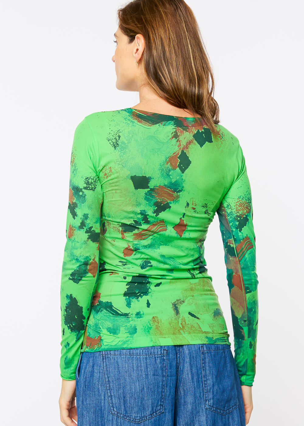 Color Party Raw Edge Second Skin Top - In Stock