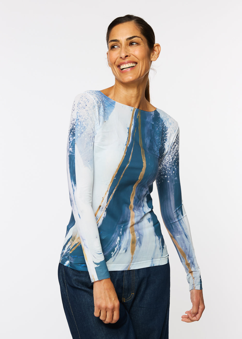 Momentum Raw Edge Second Skin Top