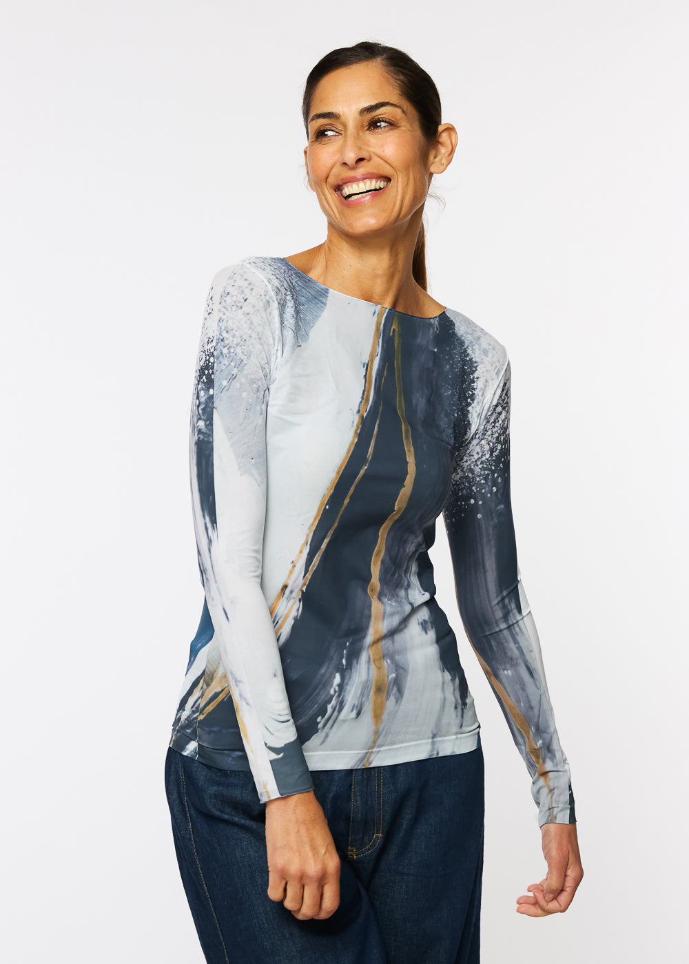 Momentum Raw Edge Second Skin Top