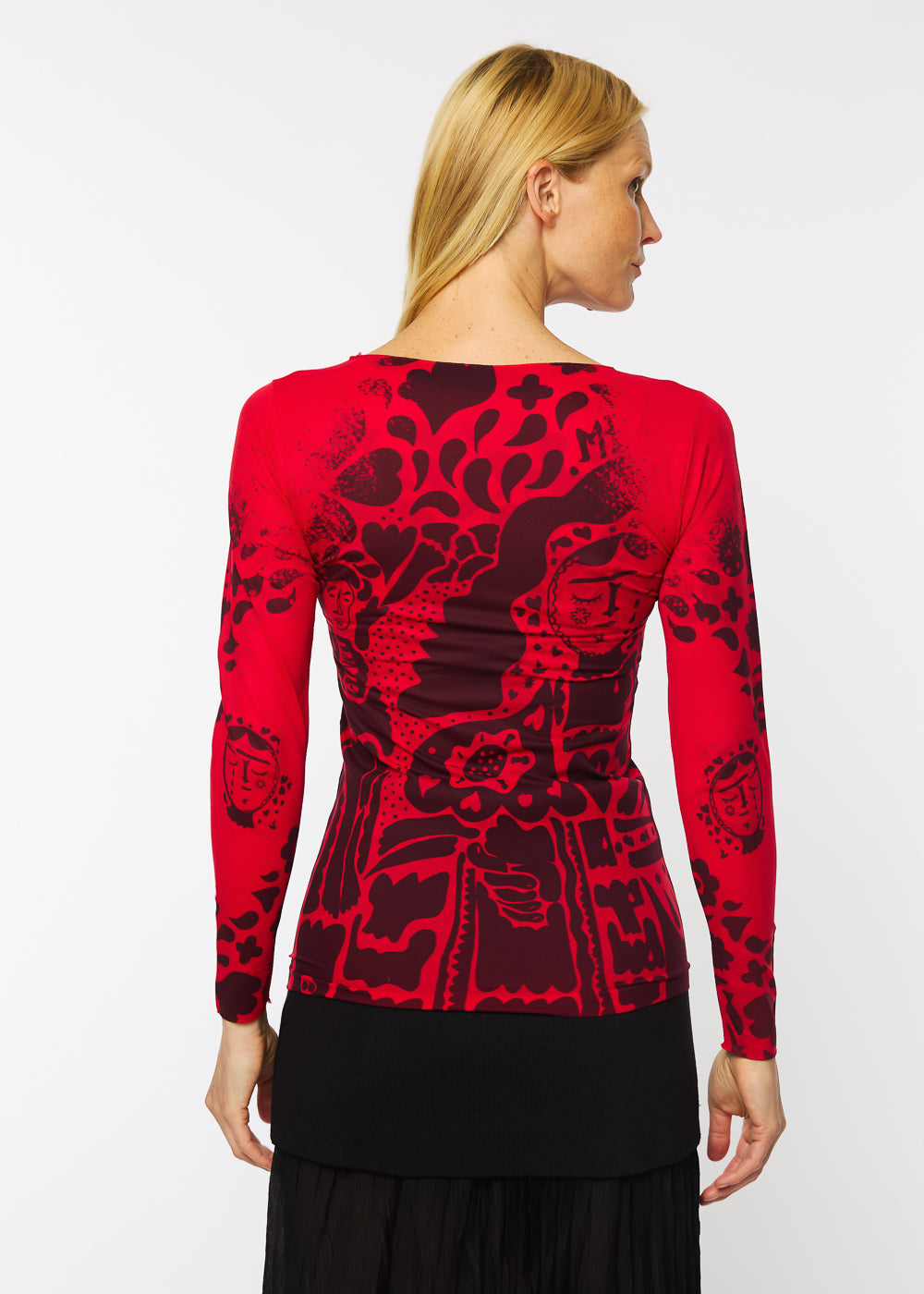 Muse Raw Edge Second Skin Top