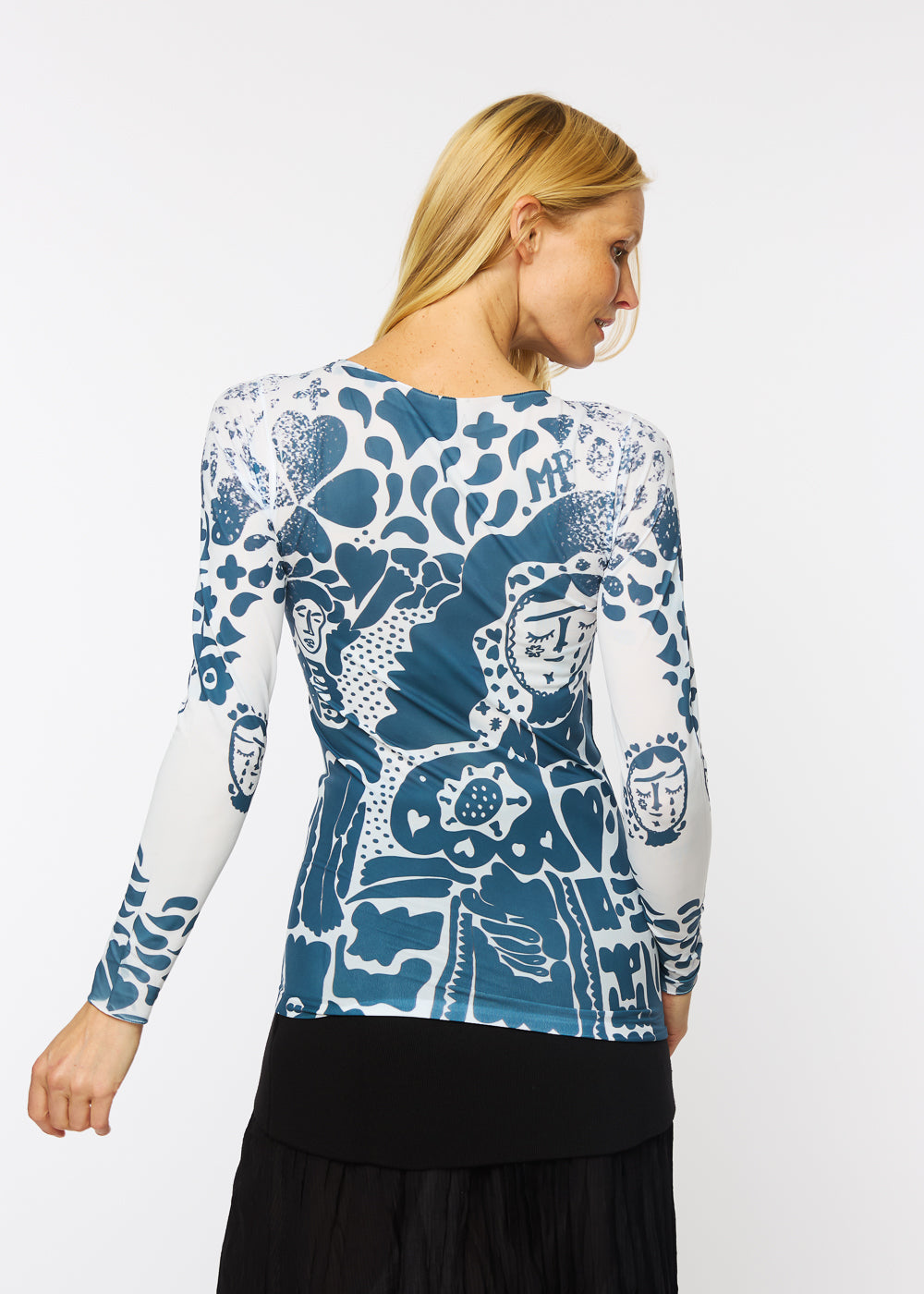 Muse Raw Edge Second Skin Top