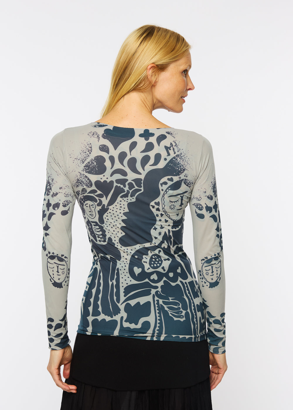 Muse Raw Edge Second Skin Top