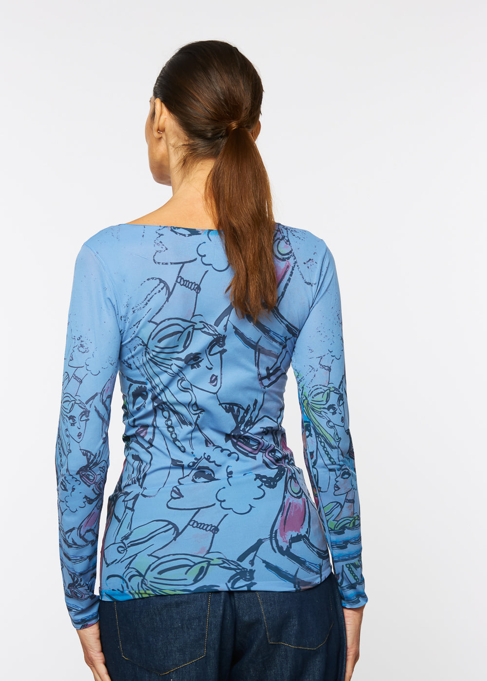 Socialite Raw Edge Second Skin Top