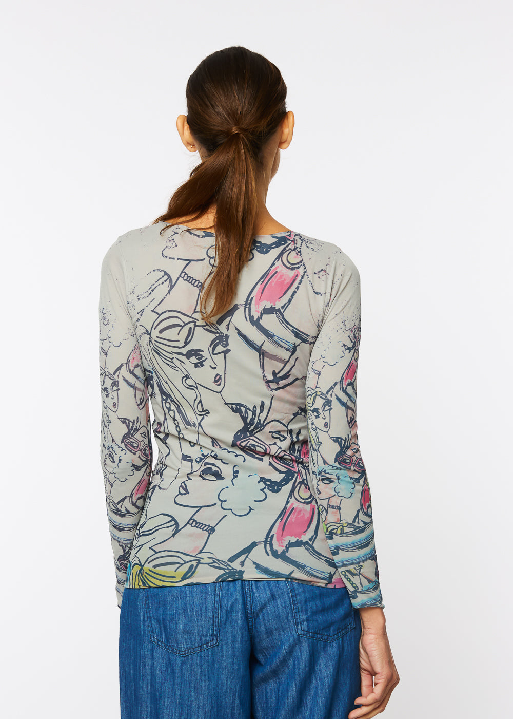 Socialite Raw Edge Second Skin Top