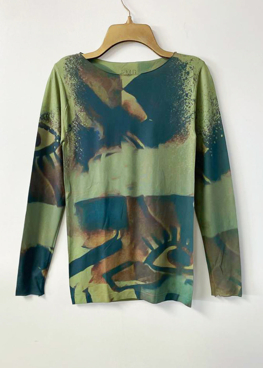 Peekaboo Raw Edge Second Skin Top