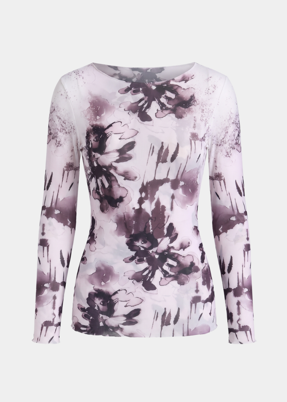 Poetic Raw Edge Second Skin Top