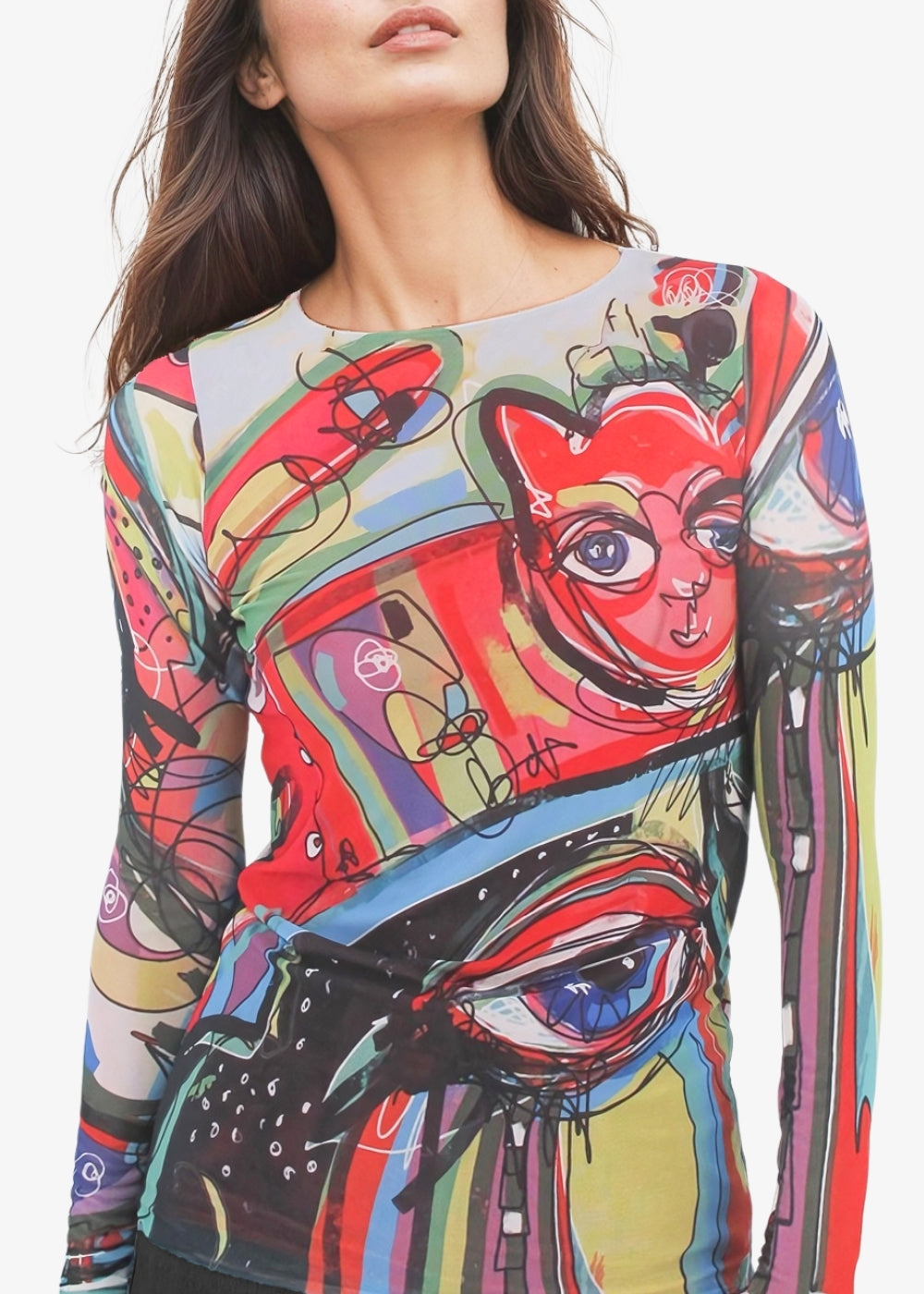 Meow - Florence Double Sheer Top - In Stock
