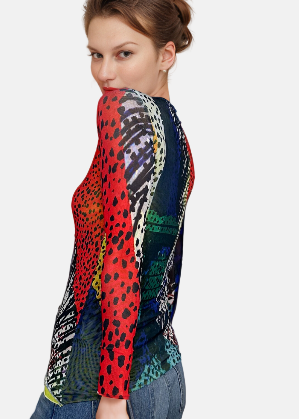 Point of View - Florence Double Sheer Top - In Stock