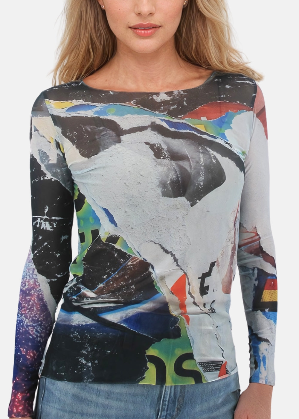 Paper Mache - NudiTee Sheer Top - In Stock