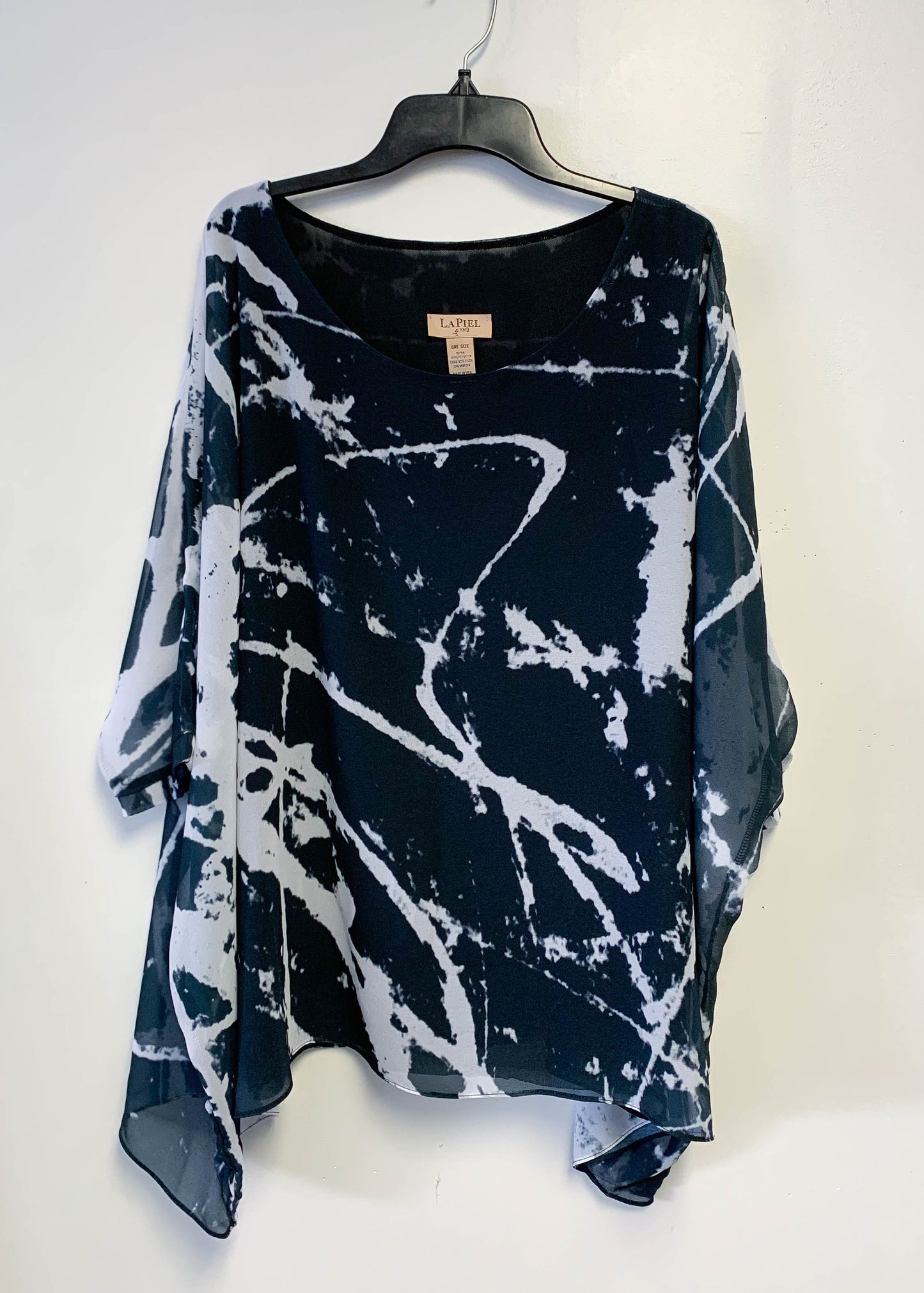 Capri Poncho in Rearrange - In Stock