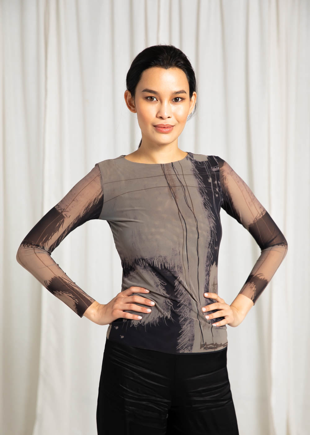 Western - Florence Double Sheer Top - In Stock
