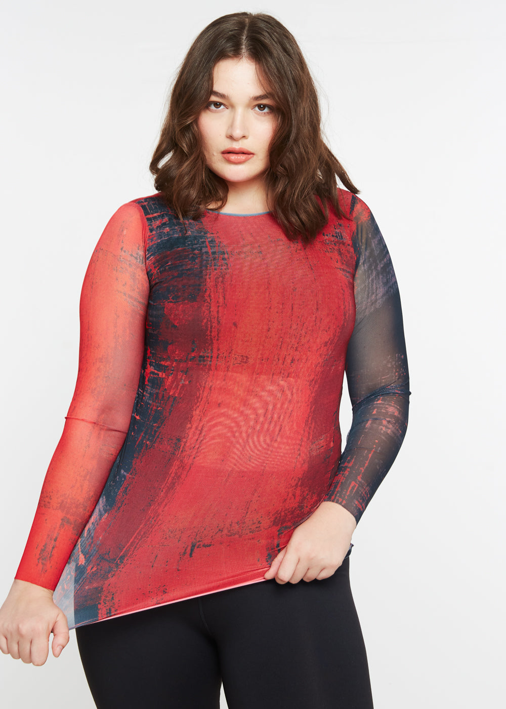 Vermillion - Florence Double Sheer Top - In Stock