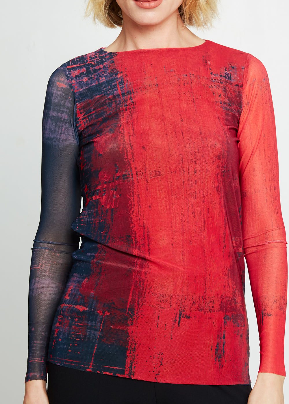 Vermillion - Florence Double Sheer Top - In Stock