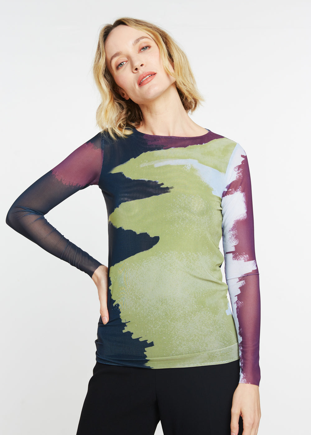 Cross Roads - Florence Double Sheer Top - In Stock