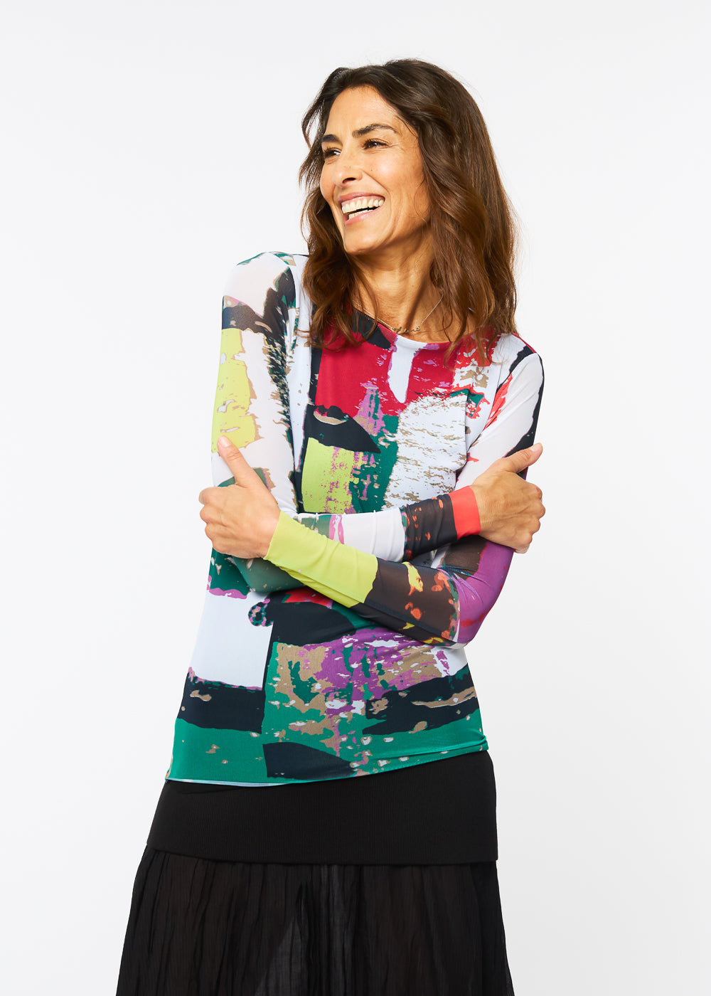 Festive - Florence Double Sheer Top - In Stock