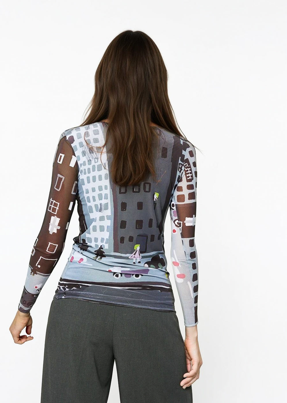 Manhattan - Florence Double Sheer Top