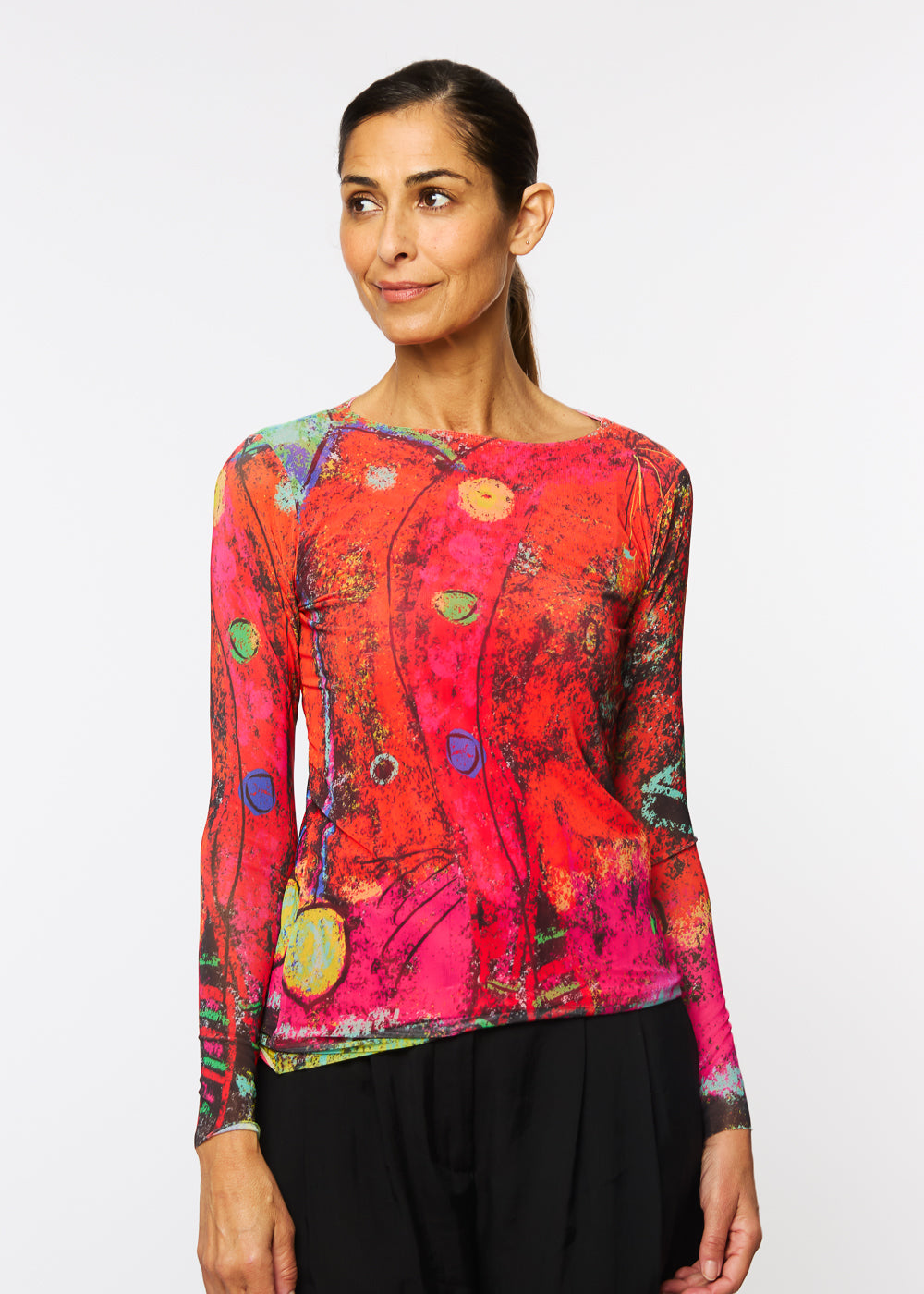Life of the Party - Florence Double Sheer Top