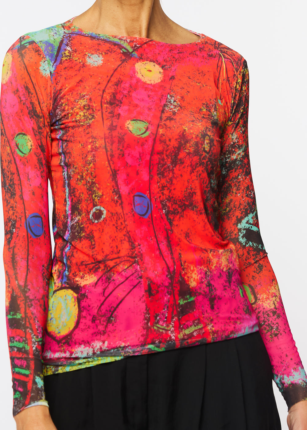 Life of the Party - Florence Double Sheer Top