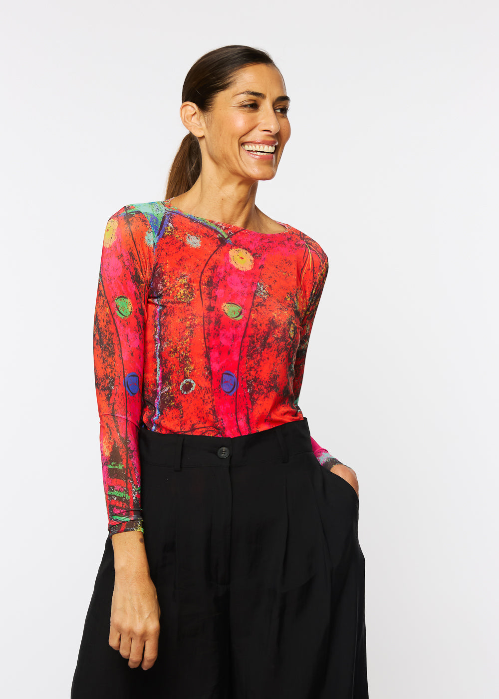 Life of the Party - Florence Double Sheer Top