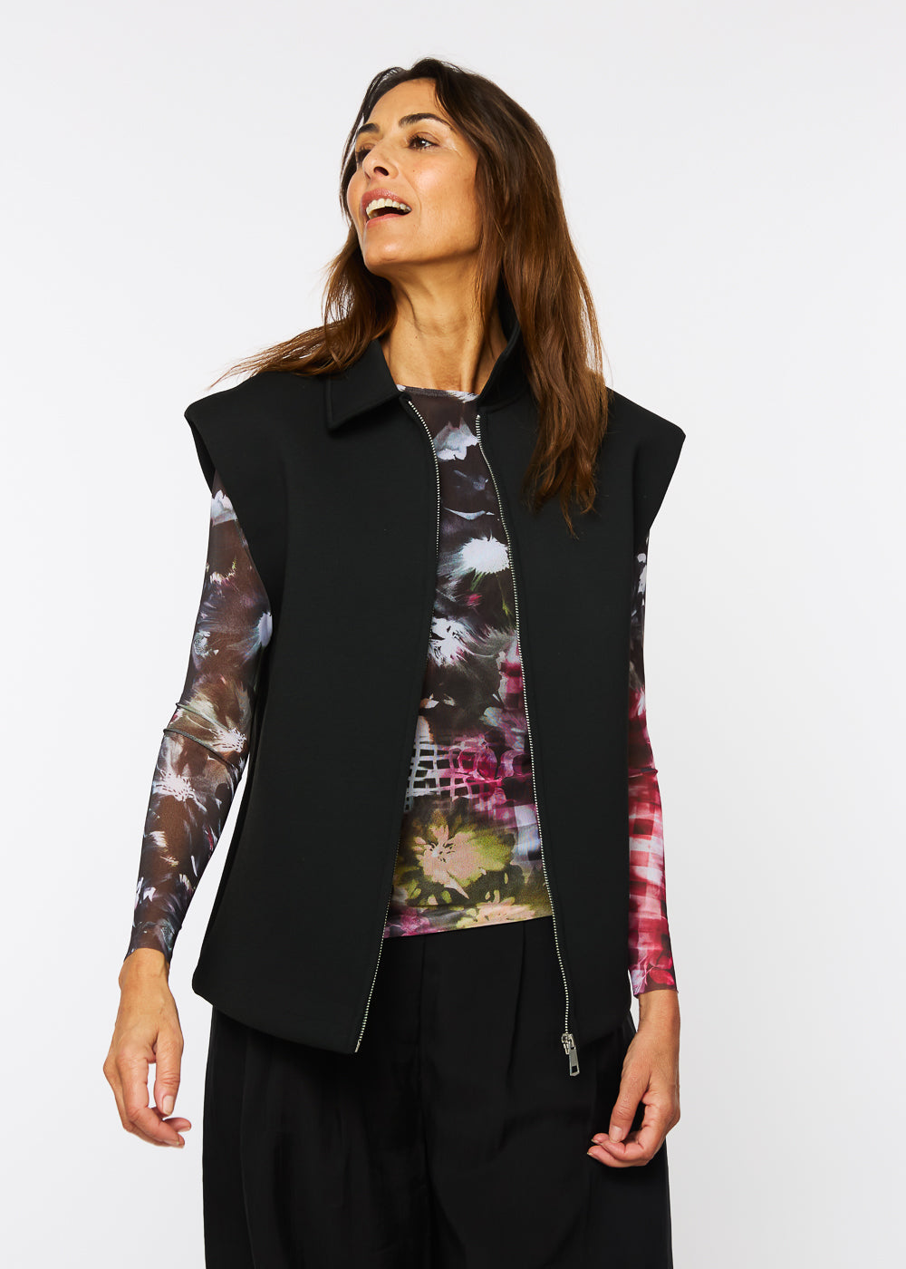 Cut & Paste - Florence Double Sheer Top