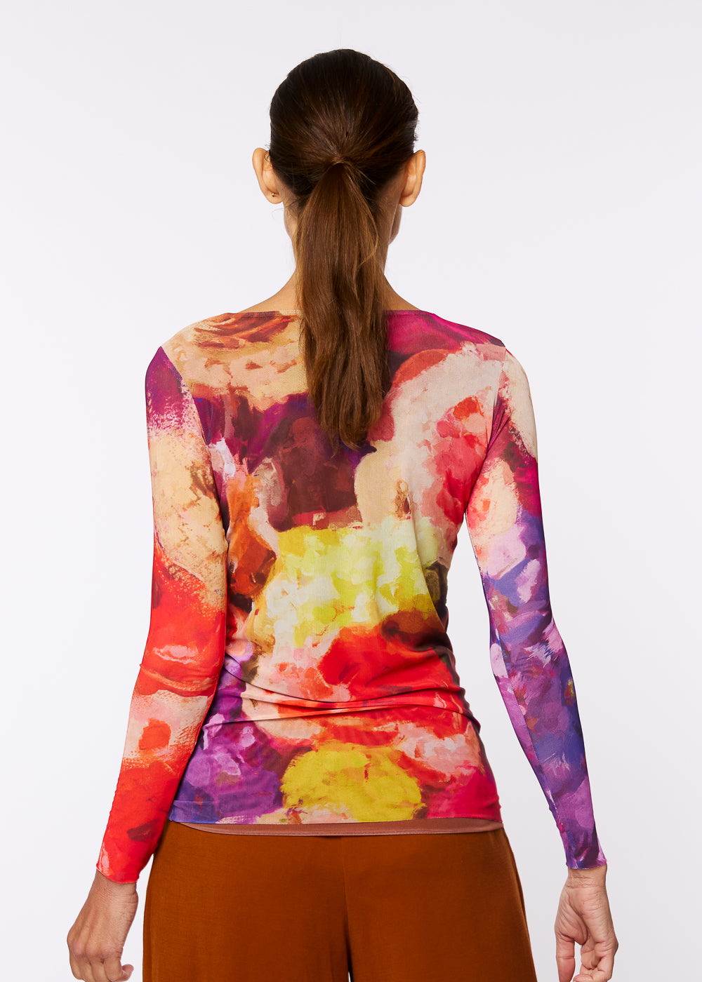 Macro Bloom - Florence Double Sheer Top