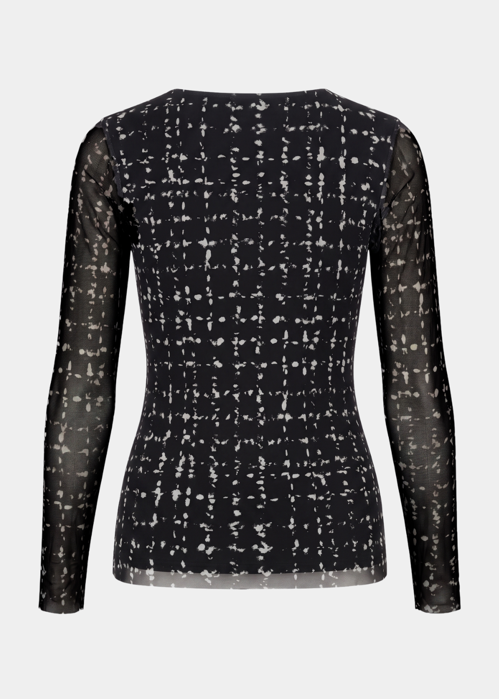 Tweed Texture - Florence Double Sheer Top