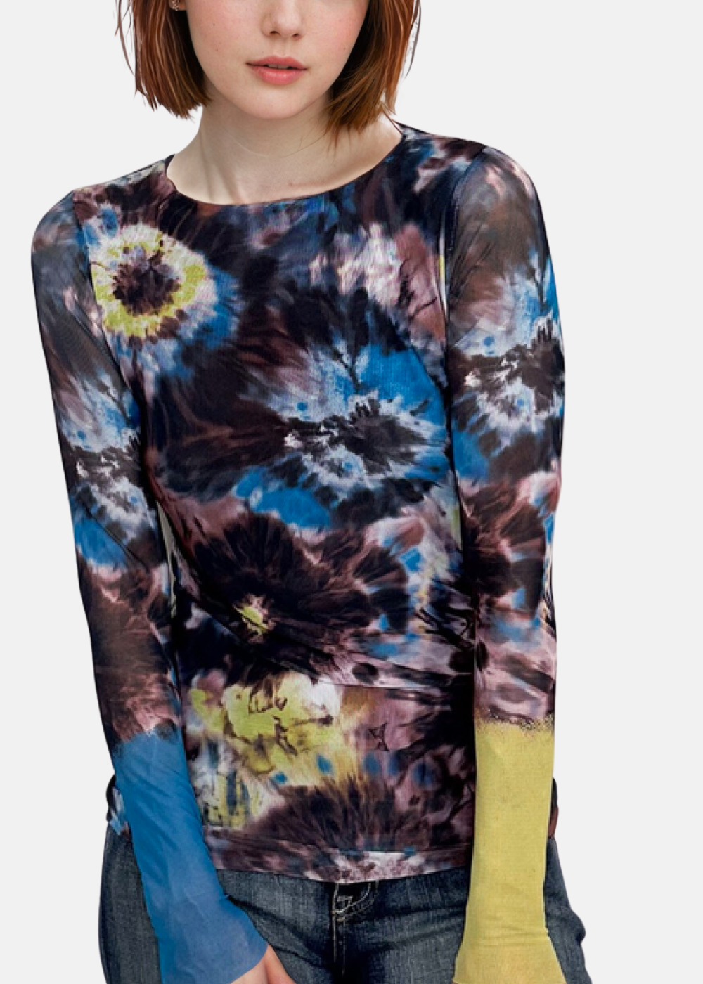 Mystic Dye - Florence Double Sheer Top - In Stock