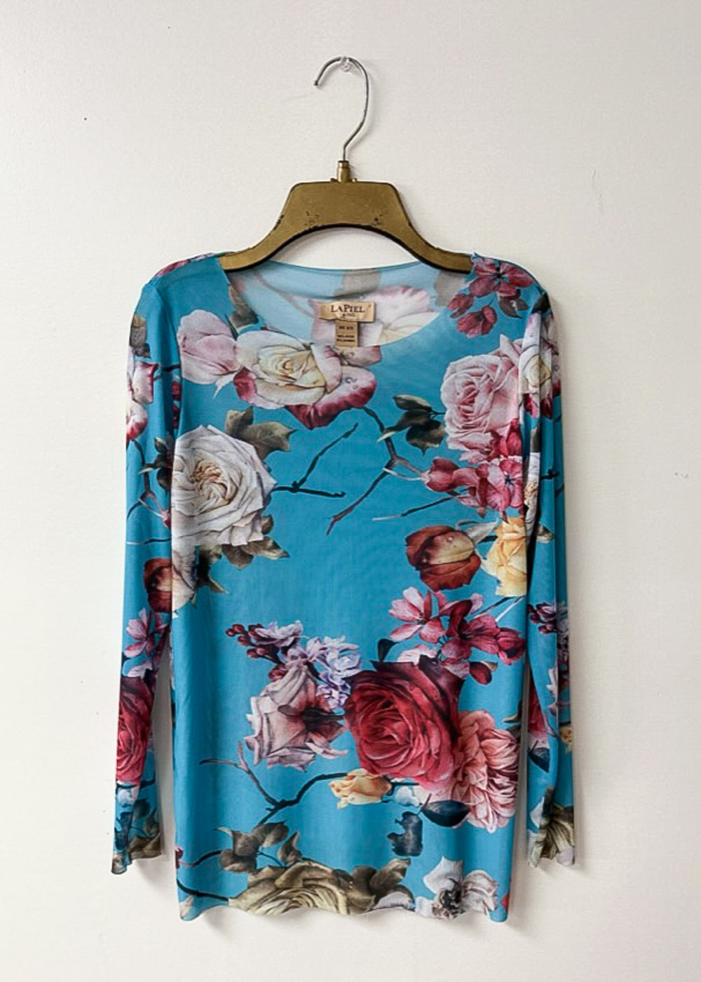 Rose Chintz- NudiTee Sheer Top - In Stock