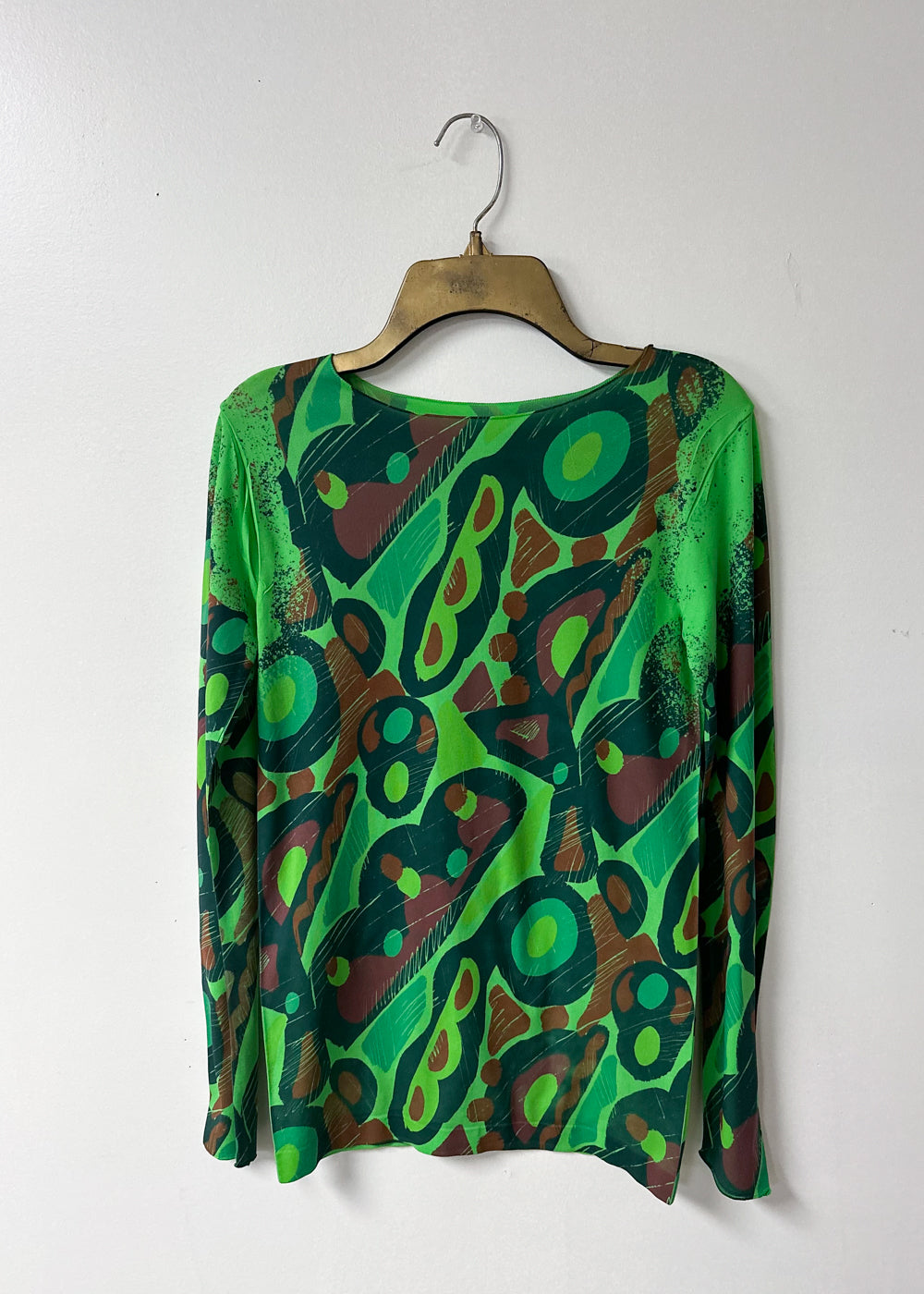 60's Second Skin Raw Edge Top - In Stock