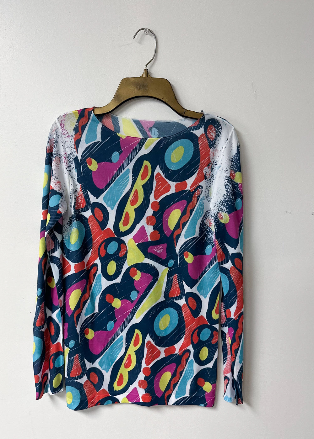 60's Second Skin Raw Edge Top - In Stock