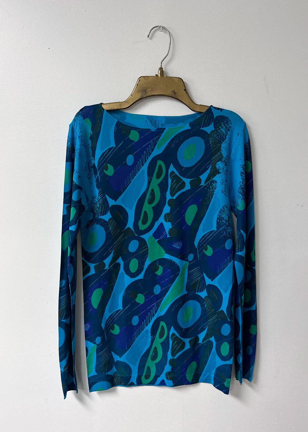60's Second Skin Raw Edge Top - In Stock