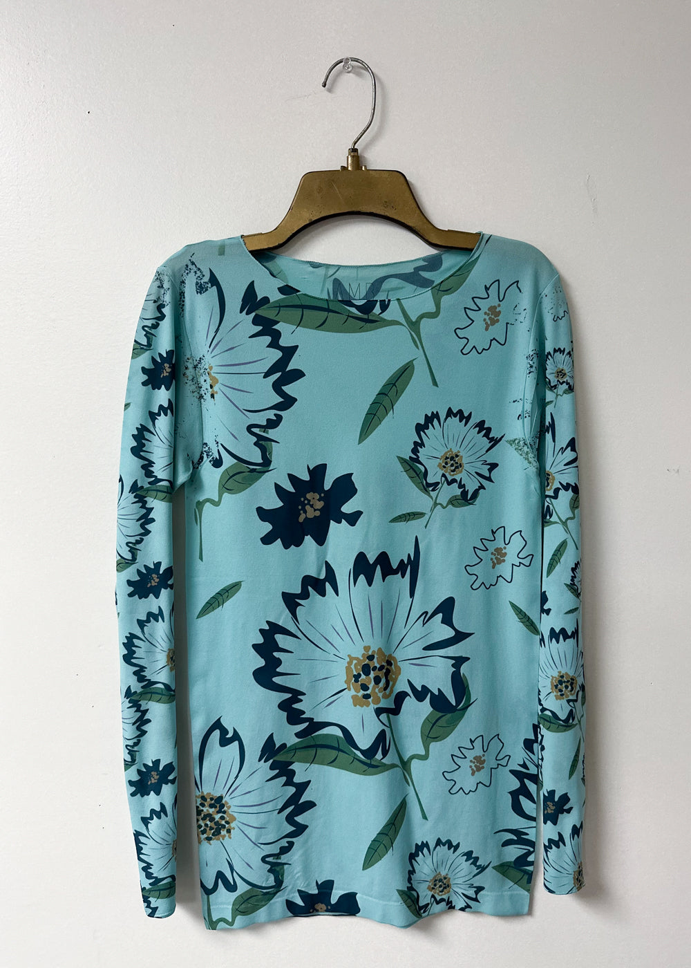 Daisies Second Skin Raw Edge Top - In Stock
