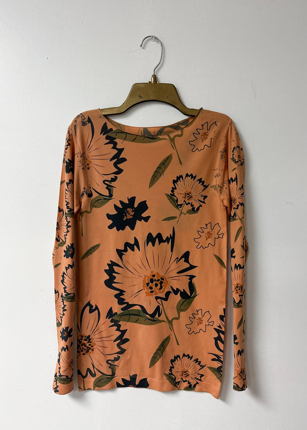 Daisies Second Skin Raw Edge Top - In Stock