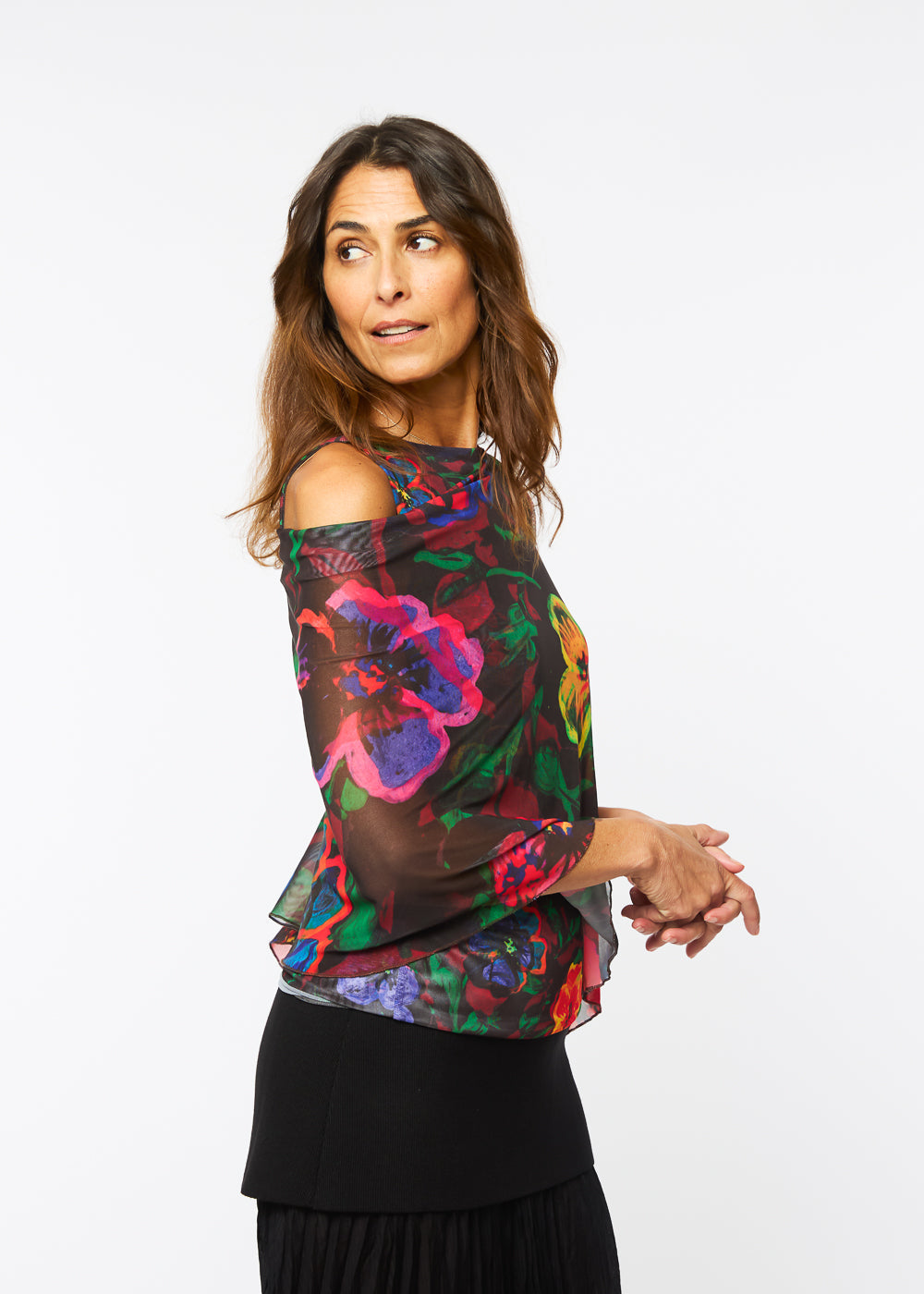 Mila Ponshawl in Velvet Bloom - In Stock