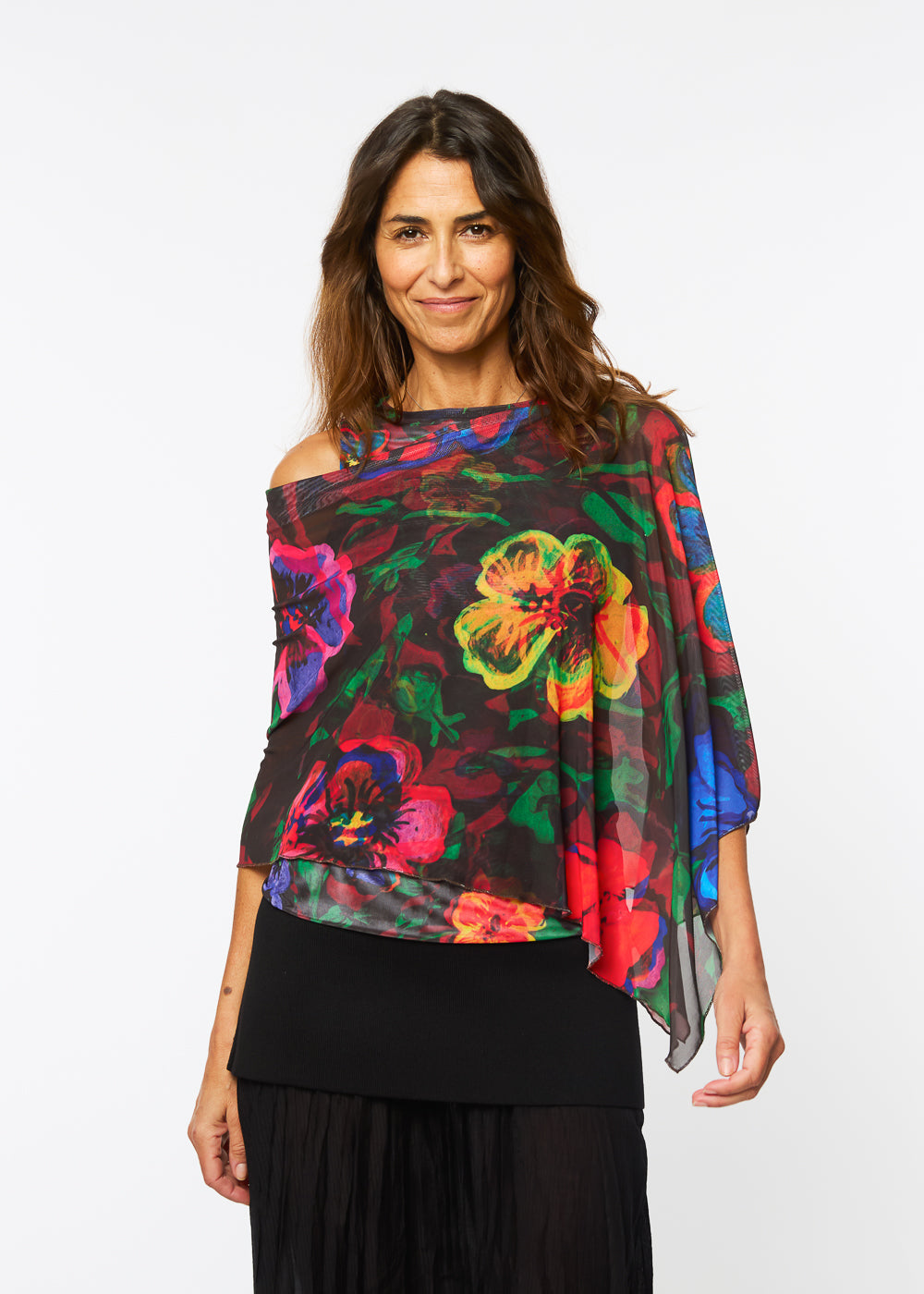 Mila Ponshawl in Velvet Bloom - In Stock
