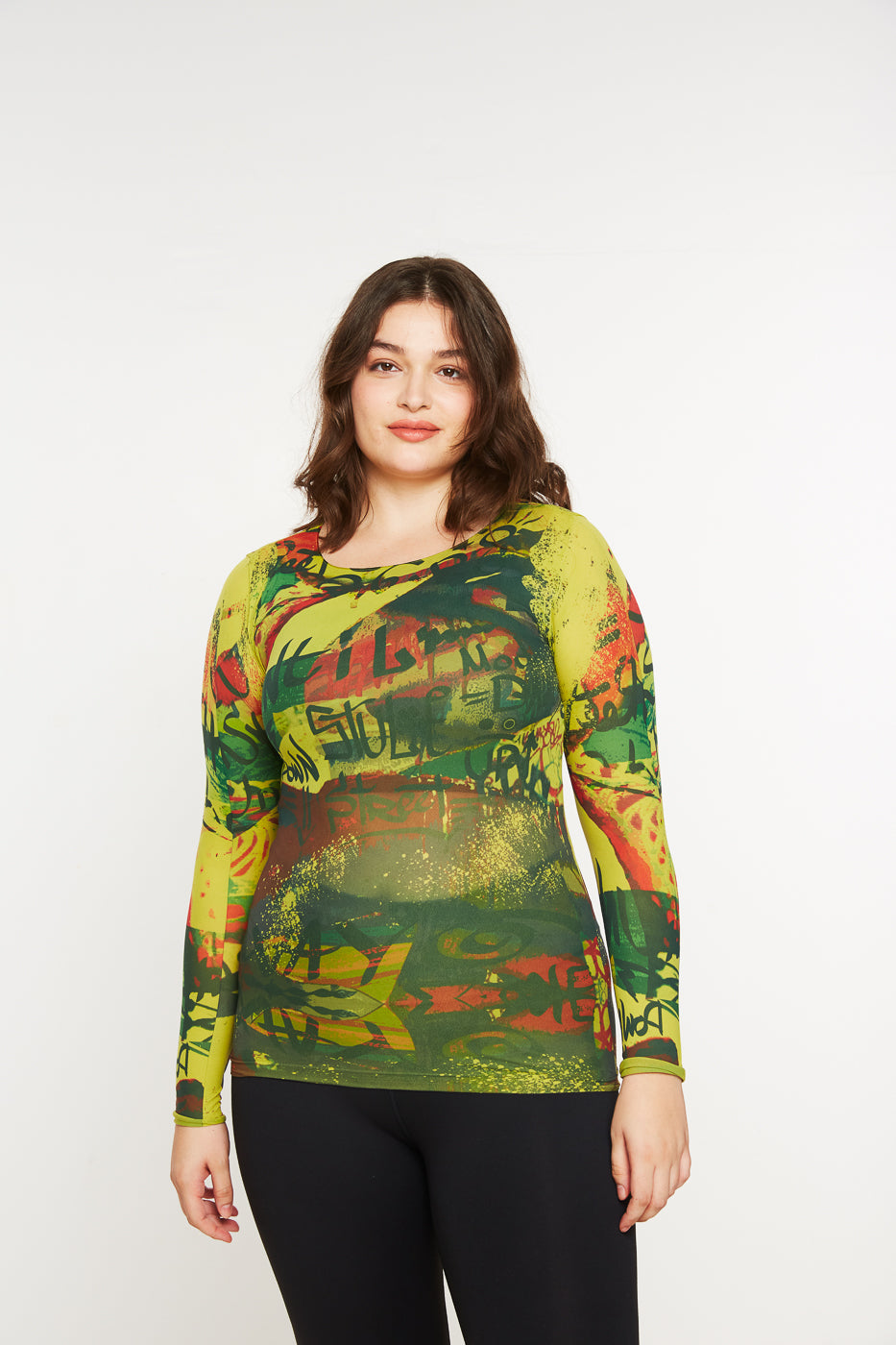 My Way Second Skin Raw Edge Top - In Stock