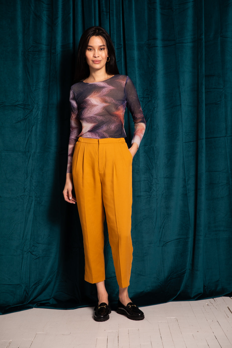 Fluid- NudiTee Sheer Top - In Stock