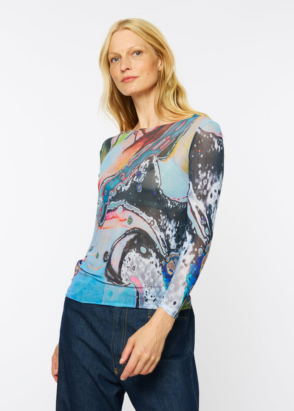 In Space - NudiTee Sheer Top - In Stock