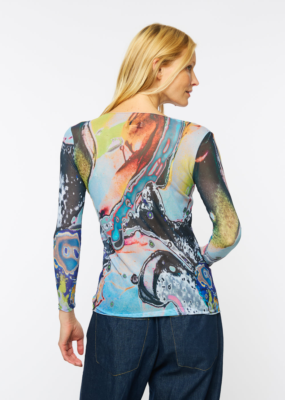 In Space - NudiTee Sheer Top