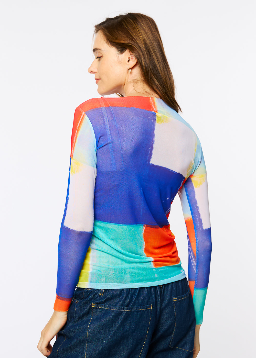 Technicolor - NudiTee Sheer Top