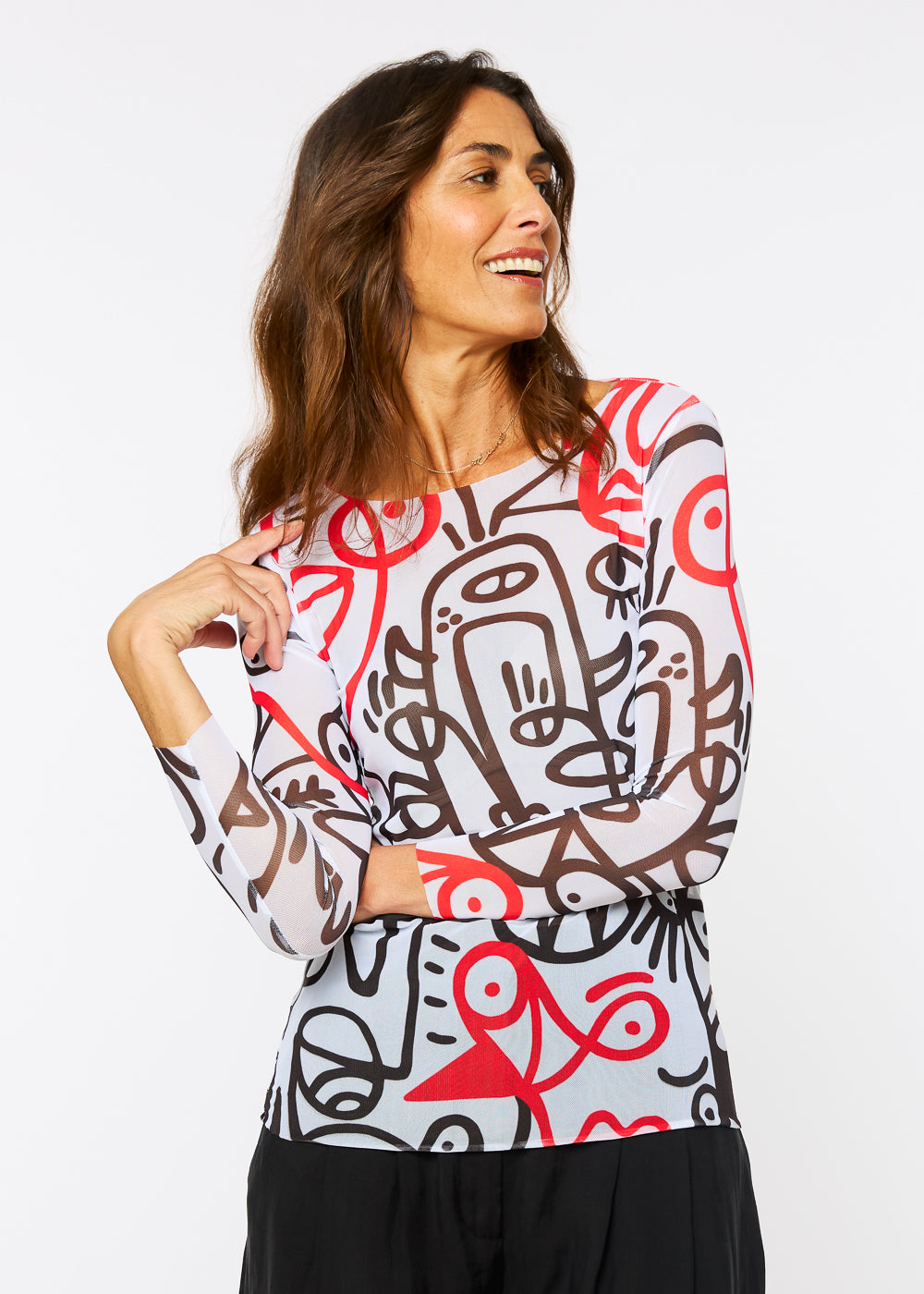 Hide & Seek - NudiTee Sheer Top