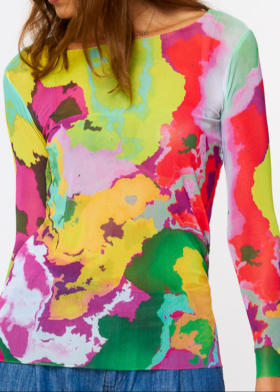 Chromatic - NudiTee Sheer Top